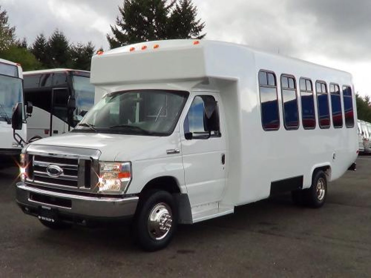 2008 Ford E450 Diesel 20 Passenger Shuttle Bus w Wheelchair Lift Online  Government Auctions of Government Surplus