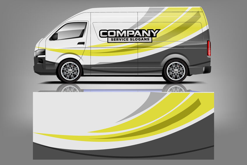 favorite_borderfilter_none Van car wrap design for company