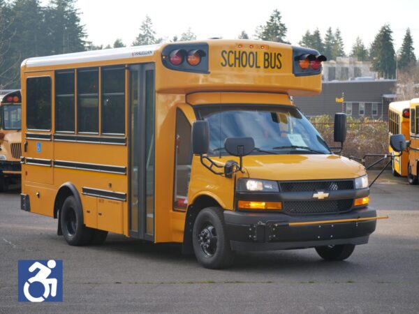 2024 Chevrolet Magellan 18 Passenger + 1 Wheelchair ADA School Bus - B44770