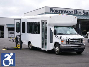 New 2025 HLE Coach 14 Passenger ADA Shuttle Bus - S33034
