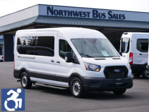 New 2025 Ford Transit Prime-Time 9 Passenger ADA Van - S74715
