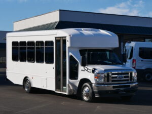 2023 Ford Turtle Top 25 Passenger Shuttle Bus - S34981
