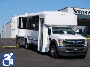 2021 Ford Eldorado Aero Elite 20 Passenger + 2 Wheelchair ADA Shuttle Bus - S14657