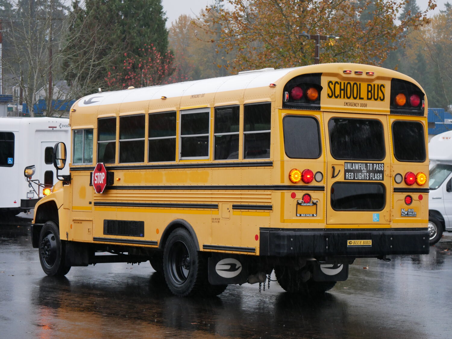 2012 Blue Bird Vision 27 Passenger ADA School Bus - B83759 - Image 4