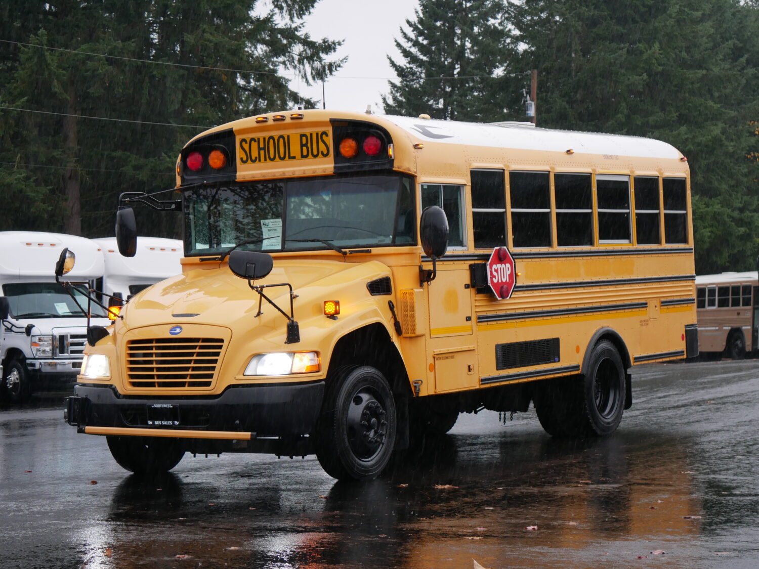 2012 Blue Bird Vision 27 Passenger ADA School Bus - B83759 - Image 2