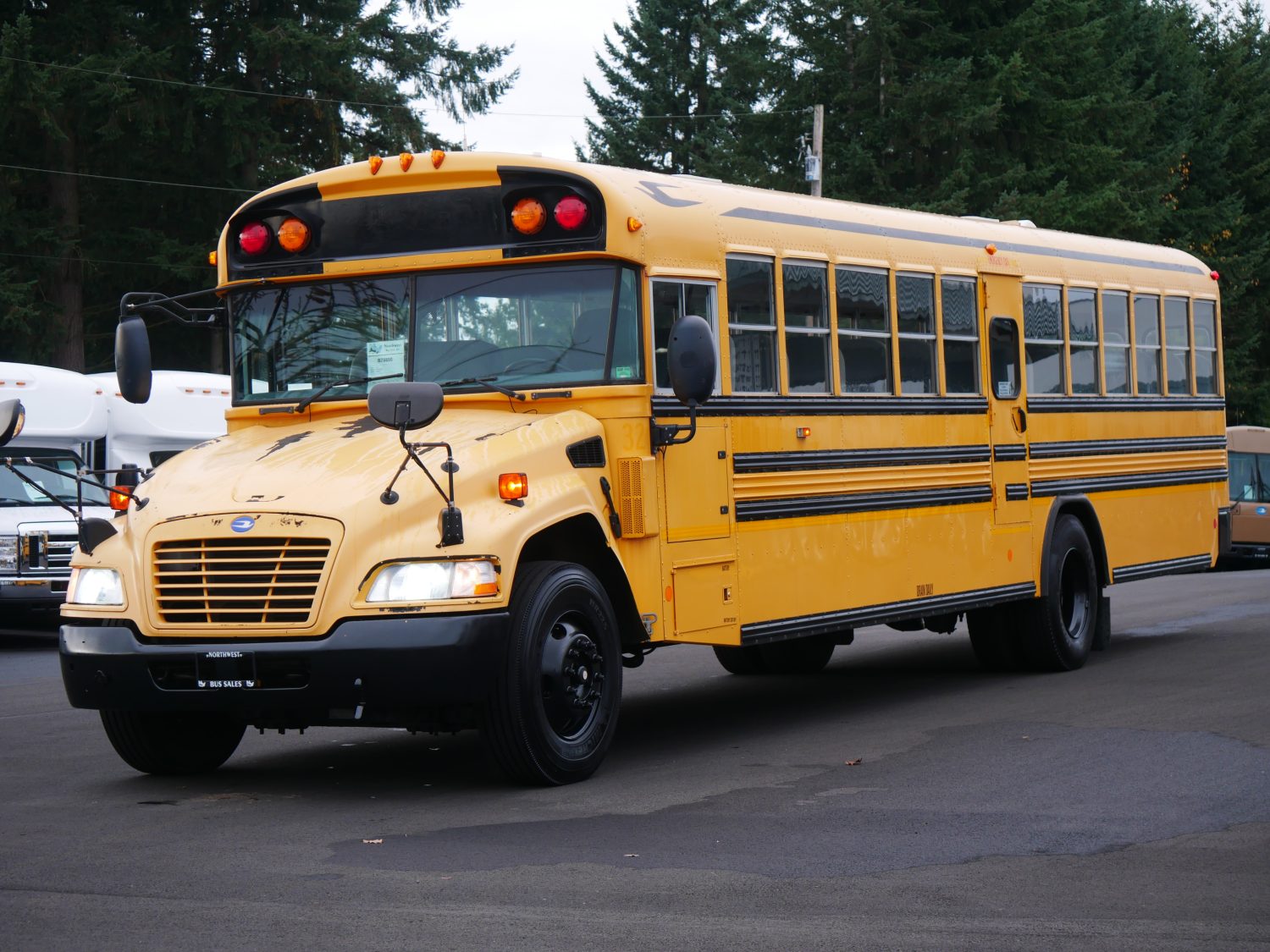 2011 Blue Bird Vision 71 Passenger School Bus - B78890 - Image 2