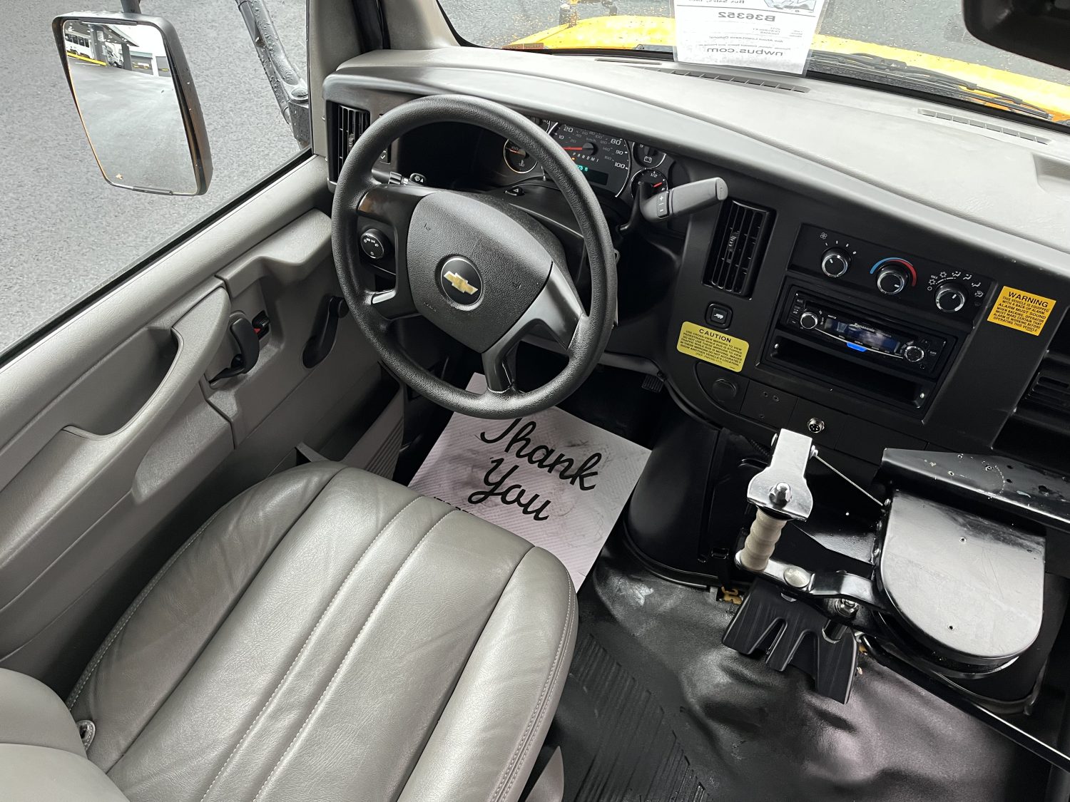 2014 Chevrolet Thomas 12 Passenger + 2 Wheelchairs ADA School Bus - B36352 - Image 5