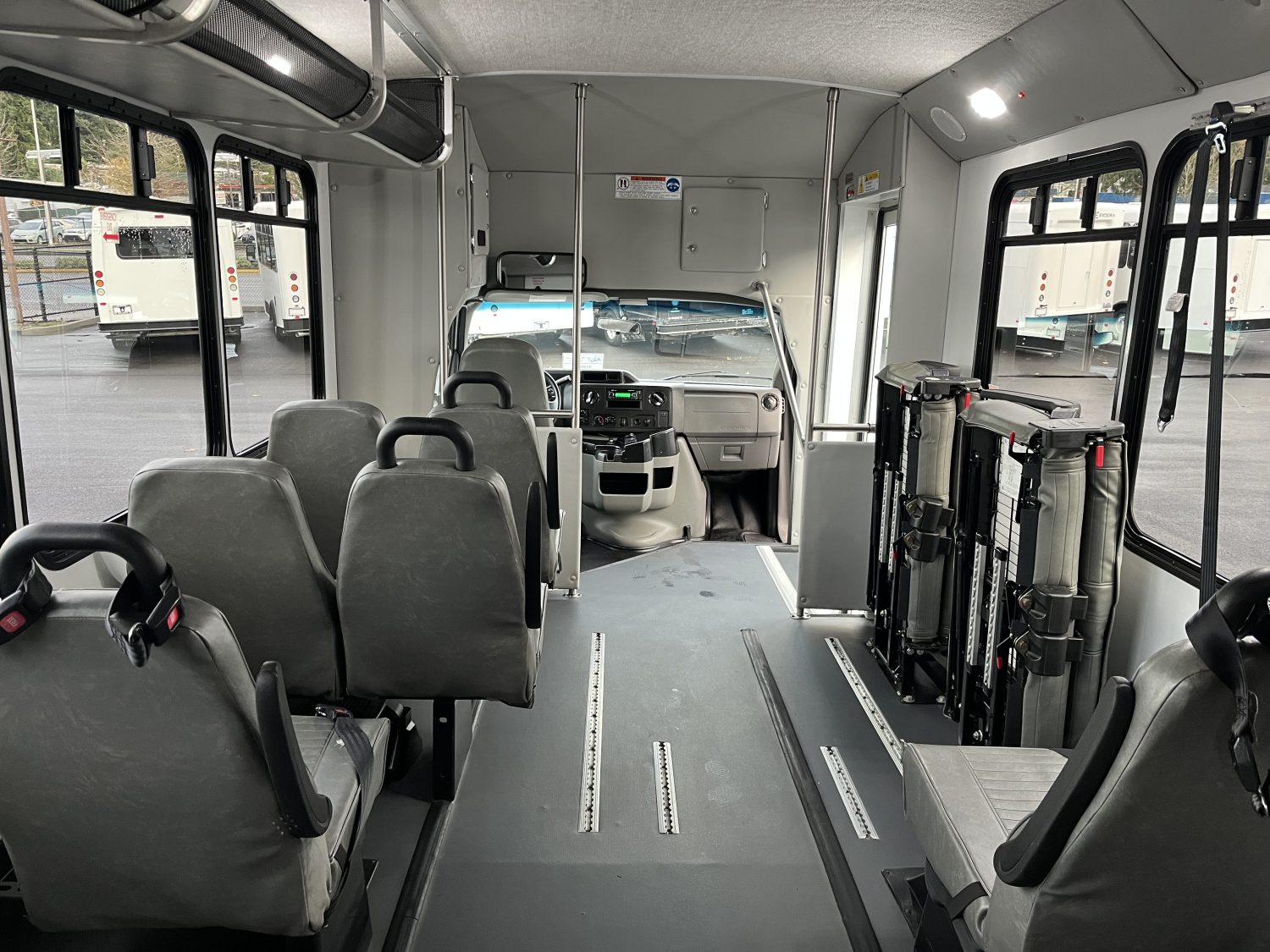 2015 Ford Goshen 10 Passenger + 2 Wheelchair ADA Shuttle Bus - S19859 - Image 9
