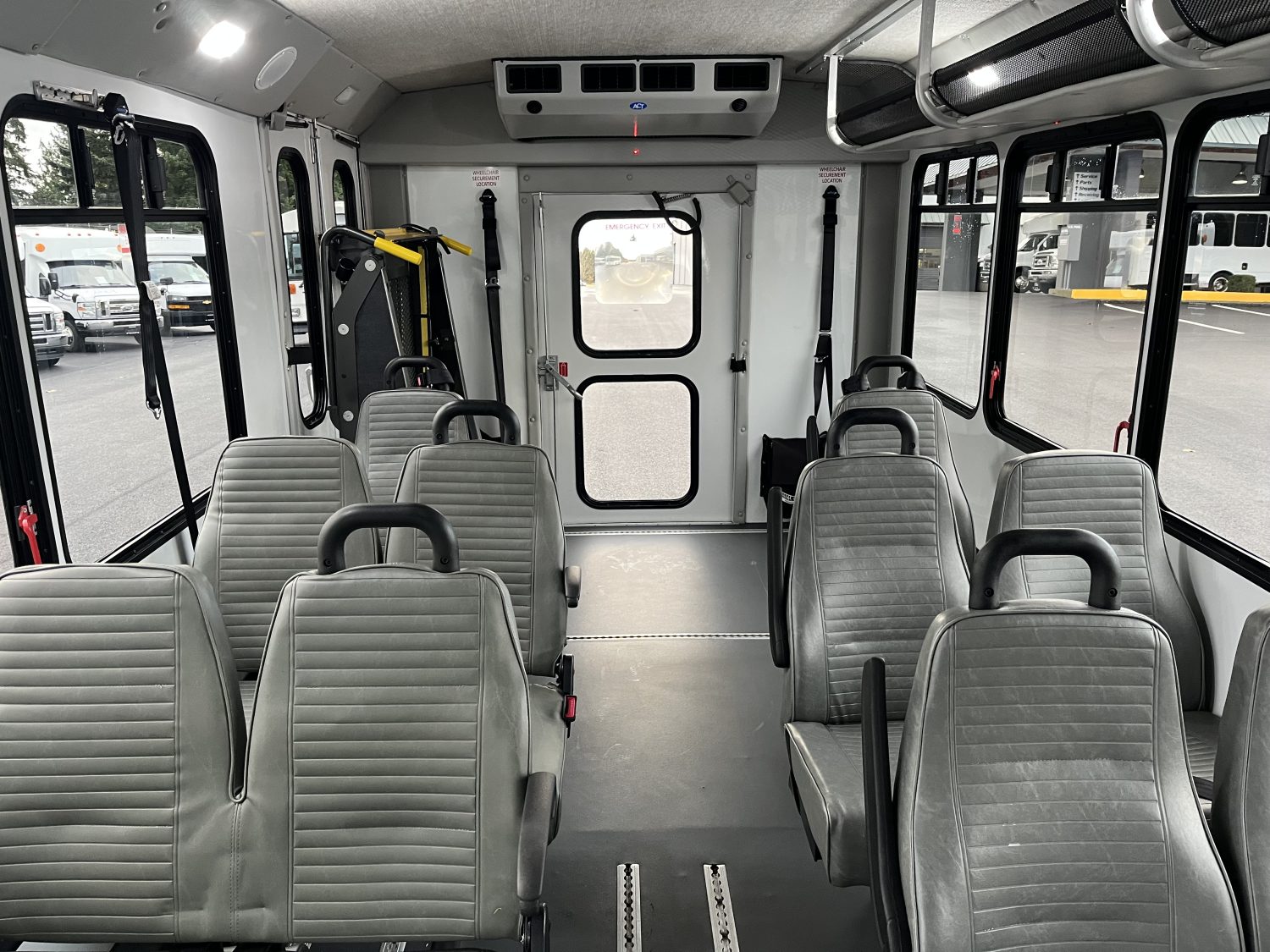 2015 Ford Goshen 10 Passenger + 2 Wheelchair ADA Shuttle Bus - S19859 - Image 7