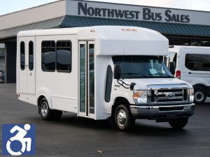 2015 Ford Goshen 10 Passenger + 2 Wheelchair ADA Shuttle Bus - S19859