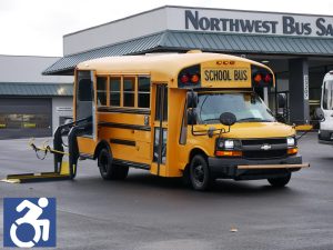 2014 Chevrolet Thomas 12 Passenger + 2 Wheelchairs ADA School Bus - B36352
