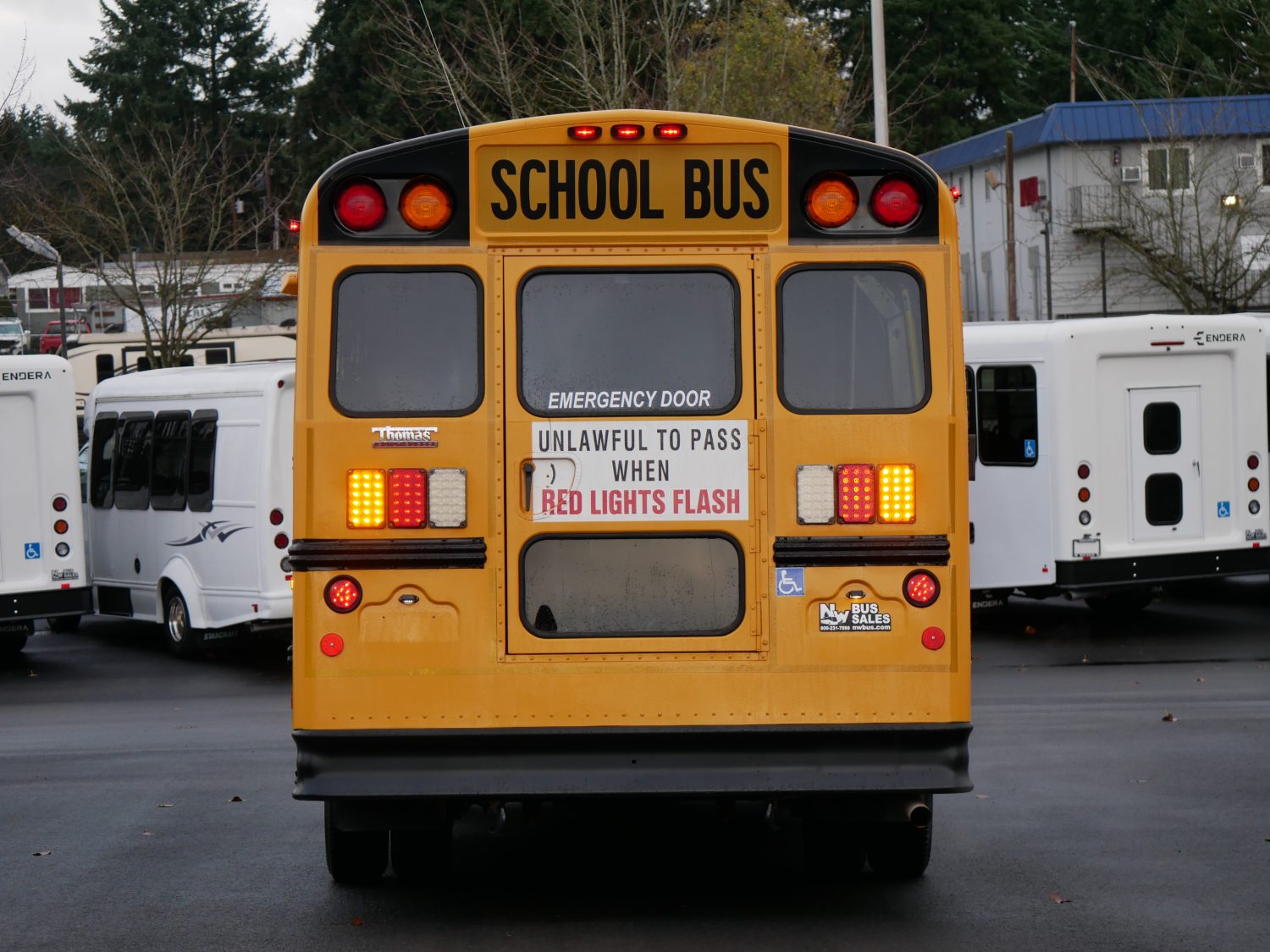 2014 Chevrolet Thomas 12 Passenger + 2 Wheelchairs ADA School Bus - B36352 - Image 11