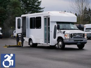 2016 Ford Goshen 10 Passenger + 2 Wheelchair ADA Shuttle Bus - S29924