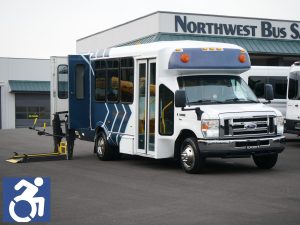 2014 Ford Eldorado Aerotech 12 Passenger + 2 Wheelchair ADA Shuttle Bus - S10211