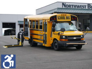 2016 Chevrolet Thomas 8 Passenger + 2 Wheelchair ADA School Bus - B62768