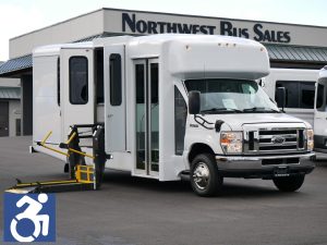 2019 Ford Eldorado 13 Passenger ADA Shuttle Bus with Rear Luggage - S74968