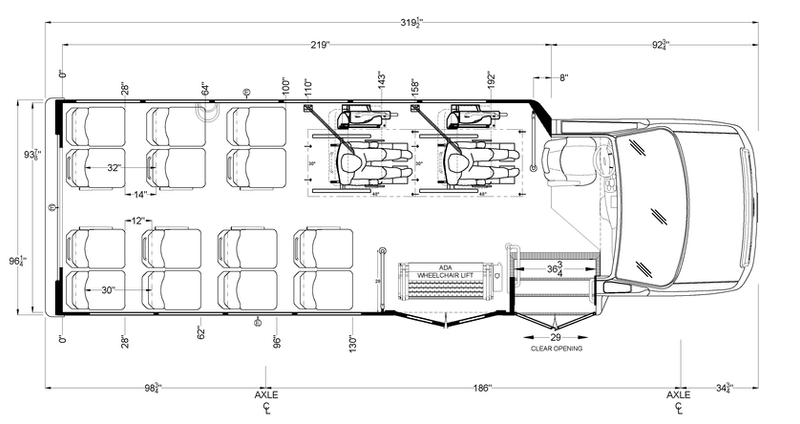 Odyssey 18 Passenger with Wheelchair Access