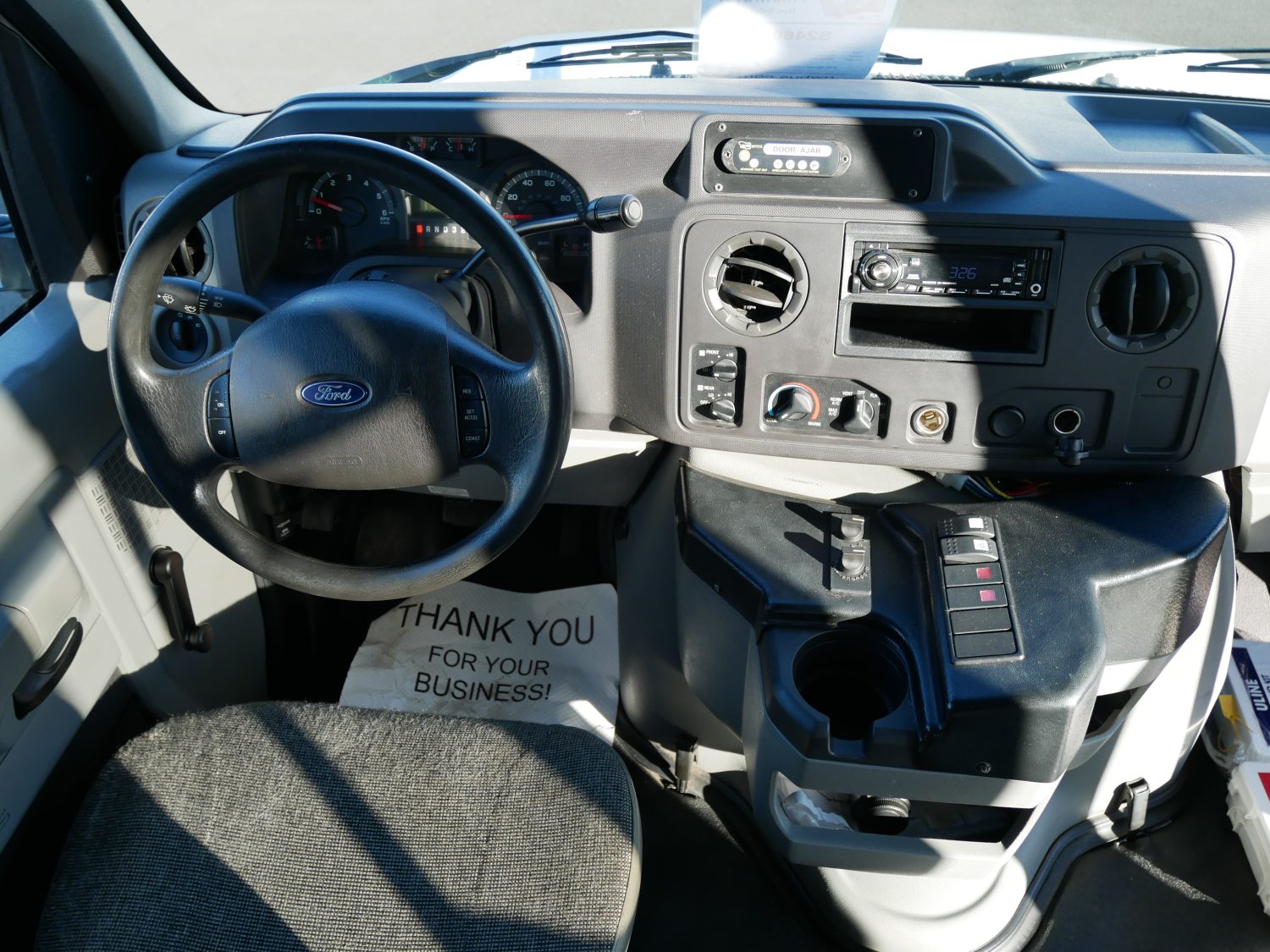 2012 Ford Goshen 12 Passenger + 2 Wheelchair ADA Shuttle Bus - S24607 - Image 5