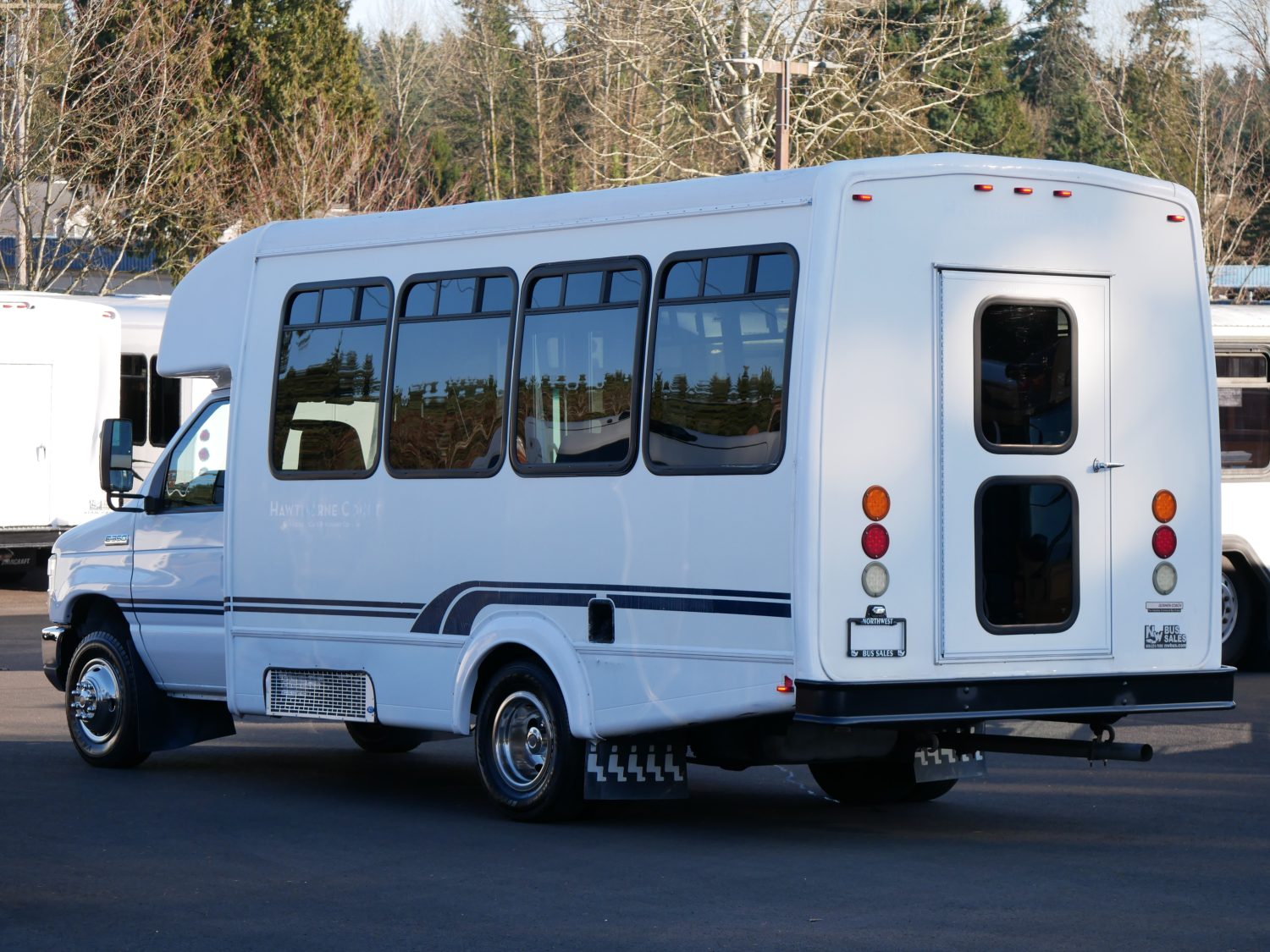 2012 Ford Goshen 12 Passenger + 2 Wheelchair ADA Shuttle Bus - S24607 - Image 4