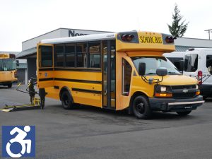 2012 Chevrolet Collins 16 Passenger + 1 Wheelchair ADA School Bus - B78413