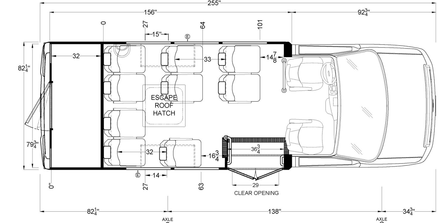 VanTerra 10 Passenger with Co-Pilot and Luggage/Cargo