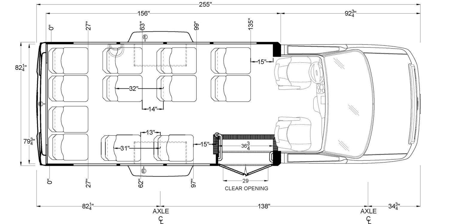 VanTerra 13 Passenger with Co-Pilot