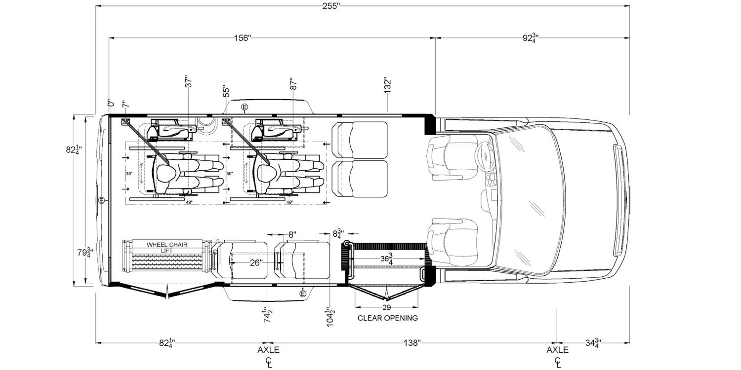 VanTerra 7 Passenger with Wheelchair Access and Co-Pilot
