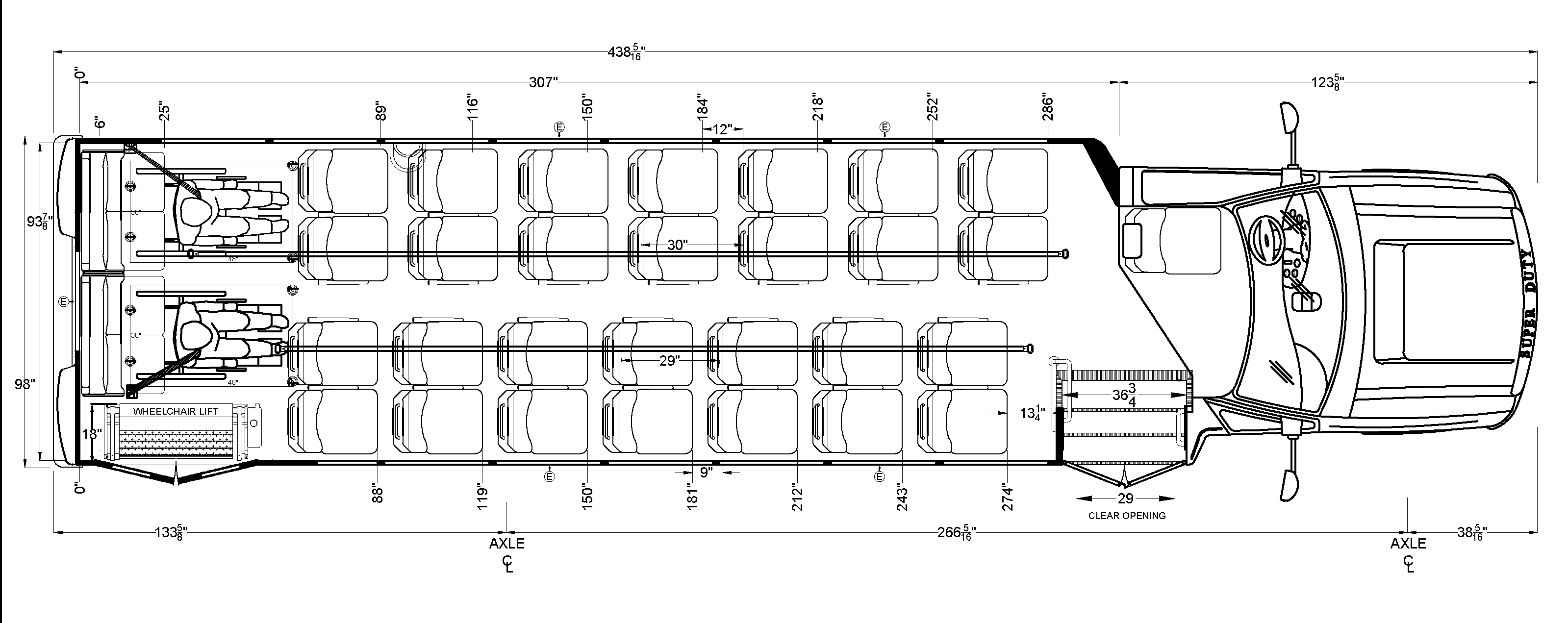 Terra Transit HD 32 Passenger with Wheelchair Access