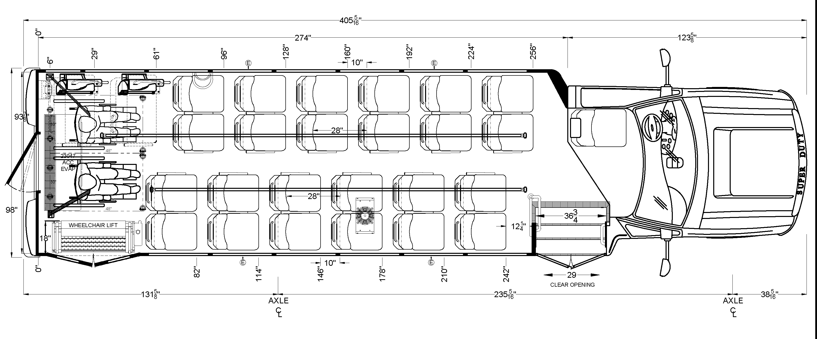 Terra Transit HD 28 Passenger with Wheelchair Access