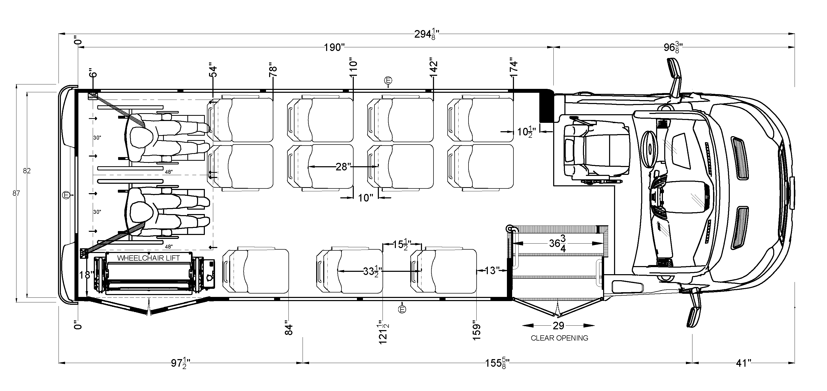 Terra Transit LD 13 Passenger with Wheelchair Access