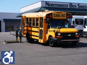 2014 Chevrolet Thomas 8 Passenger + 2 Wheelchairs ADA School Bus - B49954