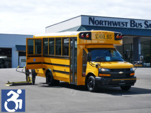 New 2026 Chevrolet Magellan 24 Passenger + 1 Wheelchair ADA School Bus - B26100
