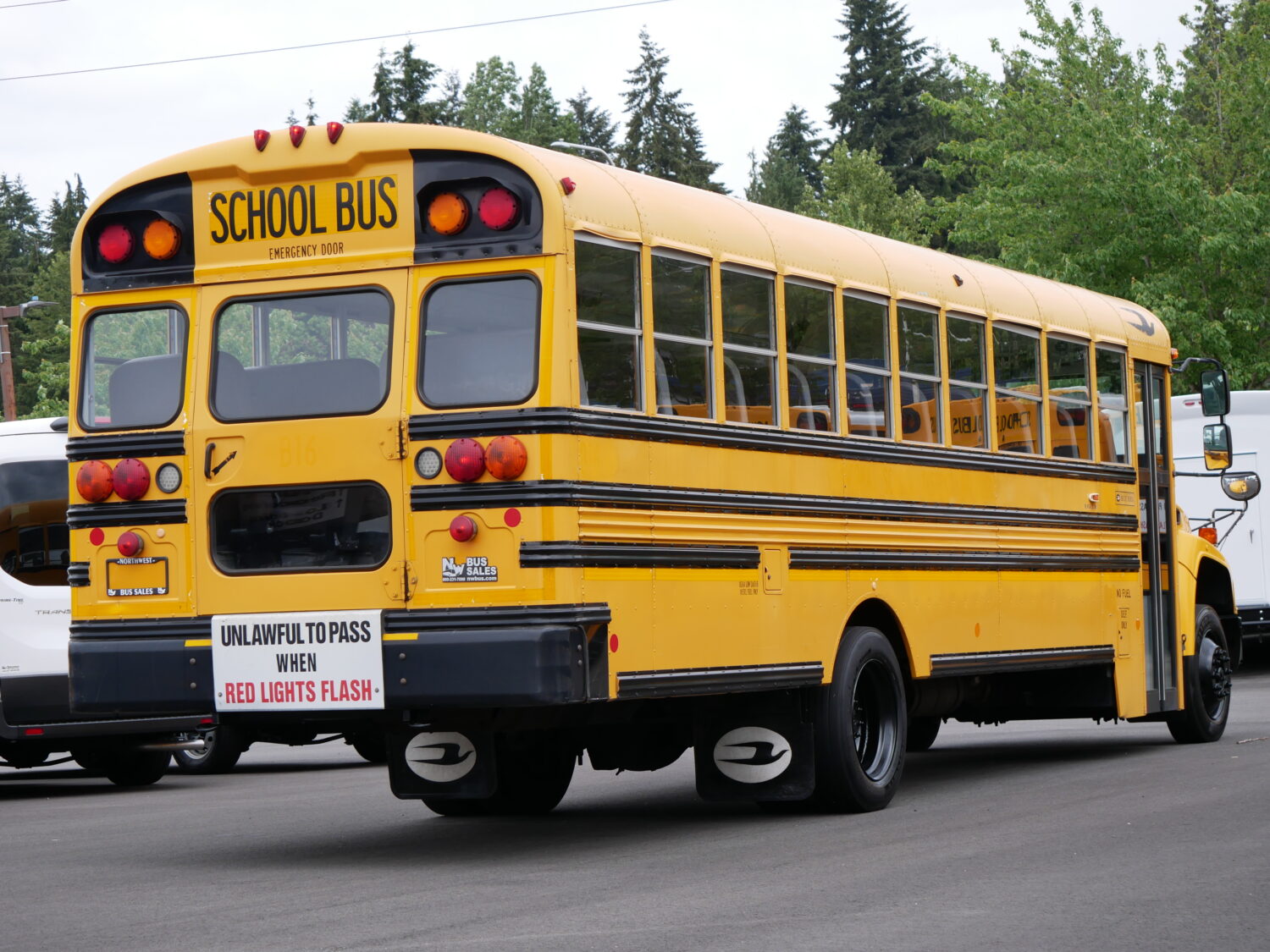 2013 Bluebird Vision 53 Passenger Short School Bus - B95917 - Image 3