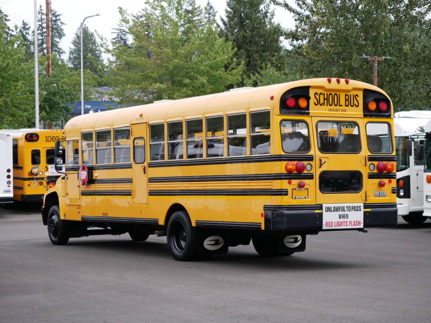 2013 Bluebird Vision 53 Passenger Short School Bus - B95917 - Image 4