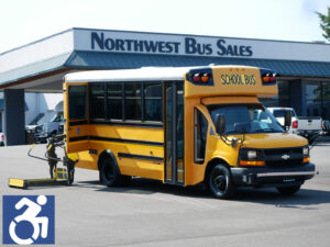 2014 Chevrolet Collins 12 Passenger + 1 Wheelchair ADA School Bus - B59503