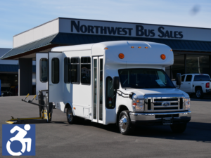2018 Ford Starcraft 12 Passenger + 2 Wheelchair ADA Shuttle Bus - S18637